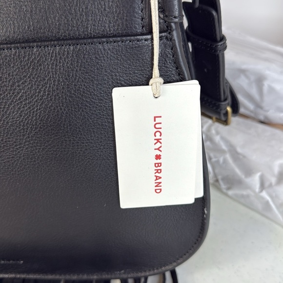 Lucky Brand Women's Kate Leather Shoulder bag Black - Picture 11 of 12